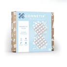 CONNETIX mágneses építőjáték (átlátszó) – Base Plate Pack 2 db-os készlet doboza