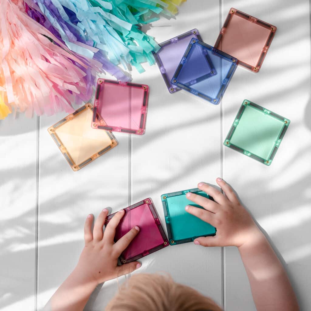 Connetix mágneses építőjáték (pasztell) - Creative Pack (120 db)