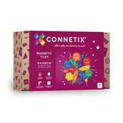 CONNETIX mágneses építőjáték (szivárvány) - Geometry Pack (30 db) - Pippadu