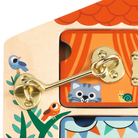 Matató tábla: Ügyesítő játék - Bezáró-kinyitó - Cabanalock