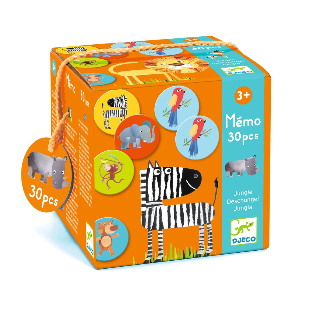 Djeco memóriajáték - Dzsungelben (30 db)