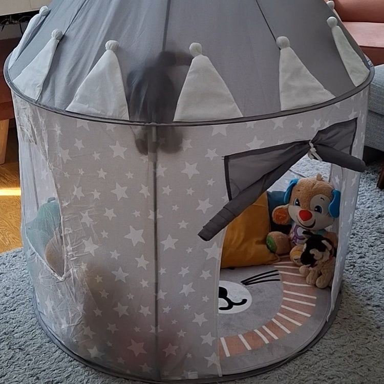 Kid's Concept szürke, csillag mintás játszósátor vásárlói fotó