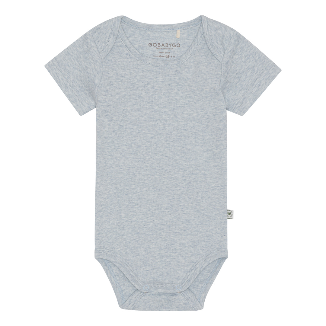 GoBabyGo Hazel rövid ujjú body - világoskék