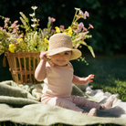 GoBabyGo Hazel rövid ujjú body - rózsaszín