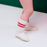 GoBabyGo tapadós sport zokni - piros