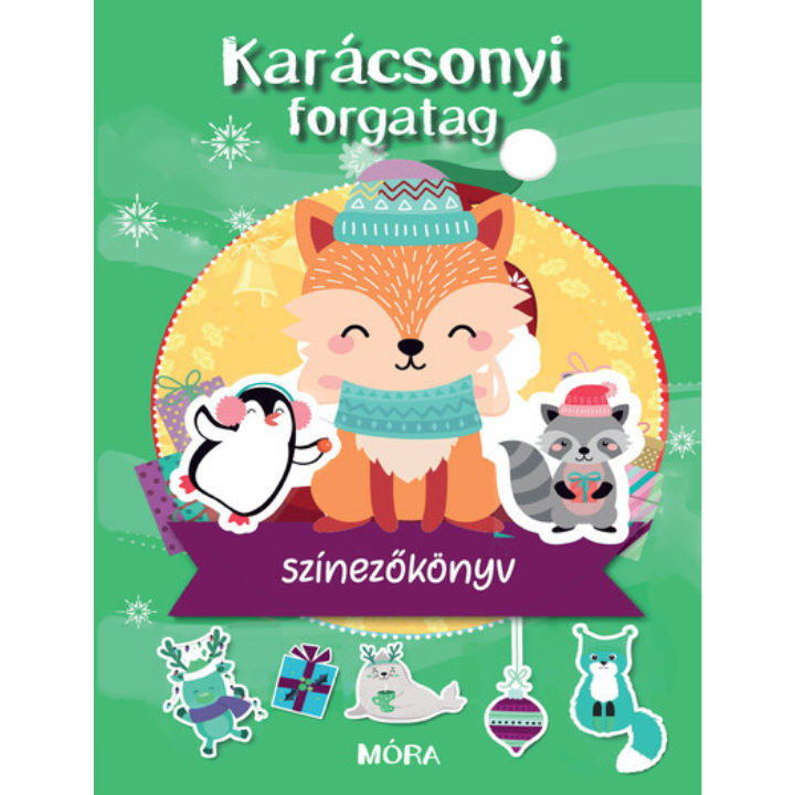 Karácsonyi forgatag - színezőkönyv