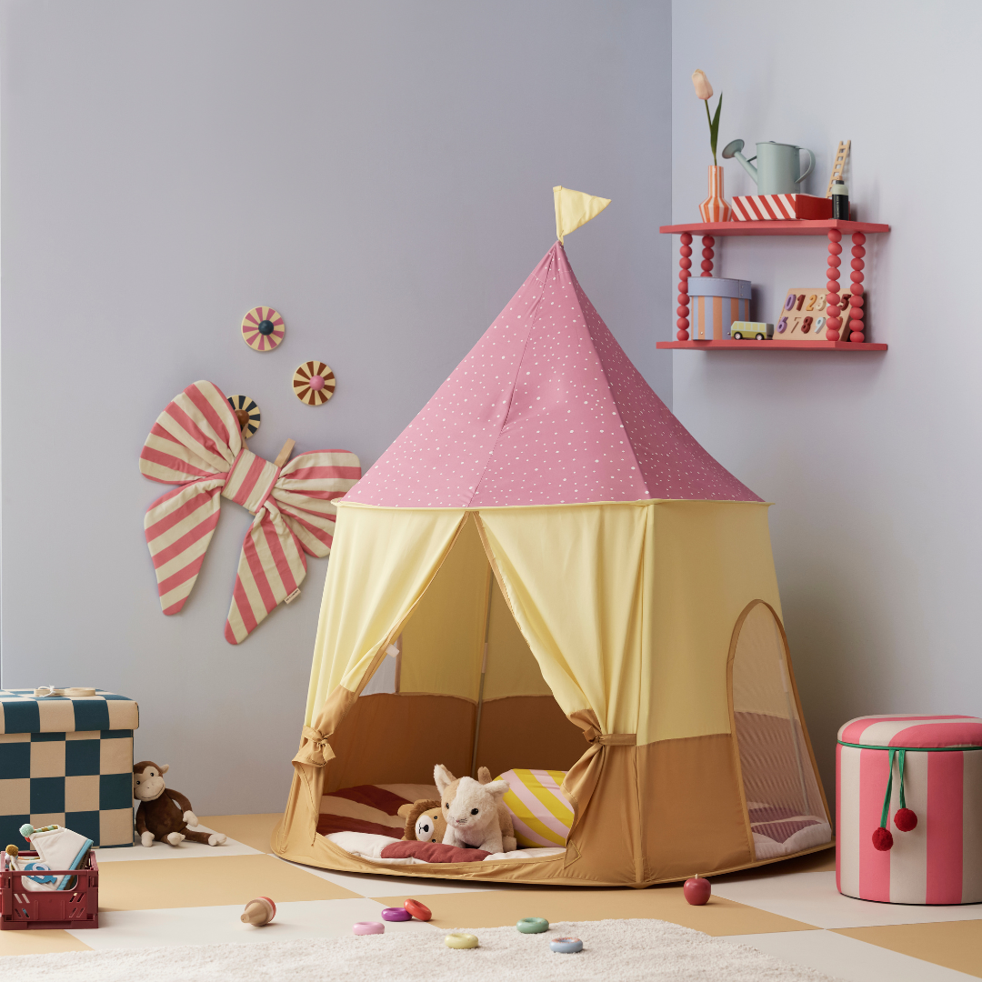 Kid's Concept cirkusz játszósátor (rózsaszín)