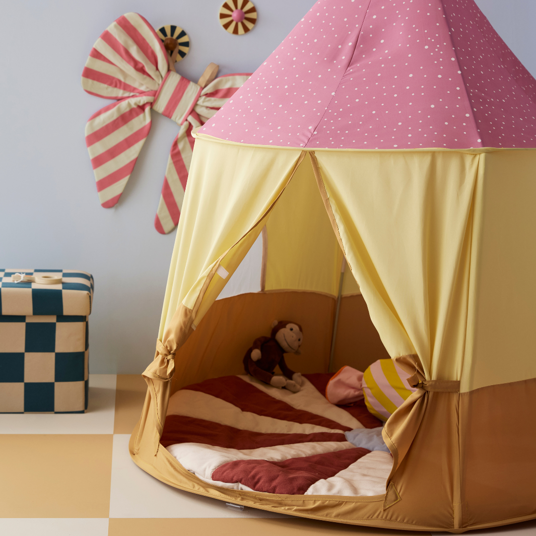 Kid's Concept cirkusz játszósátor rózsaszín színben