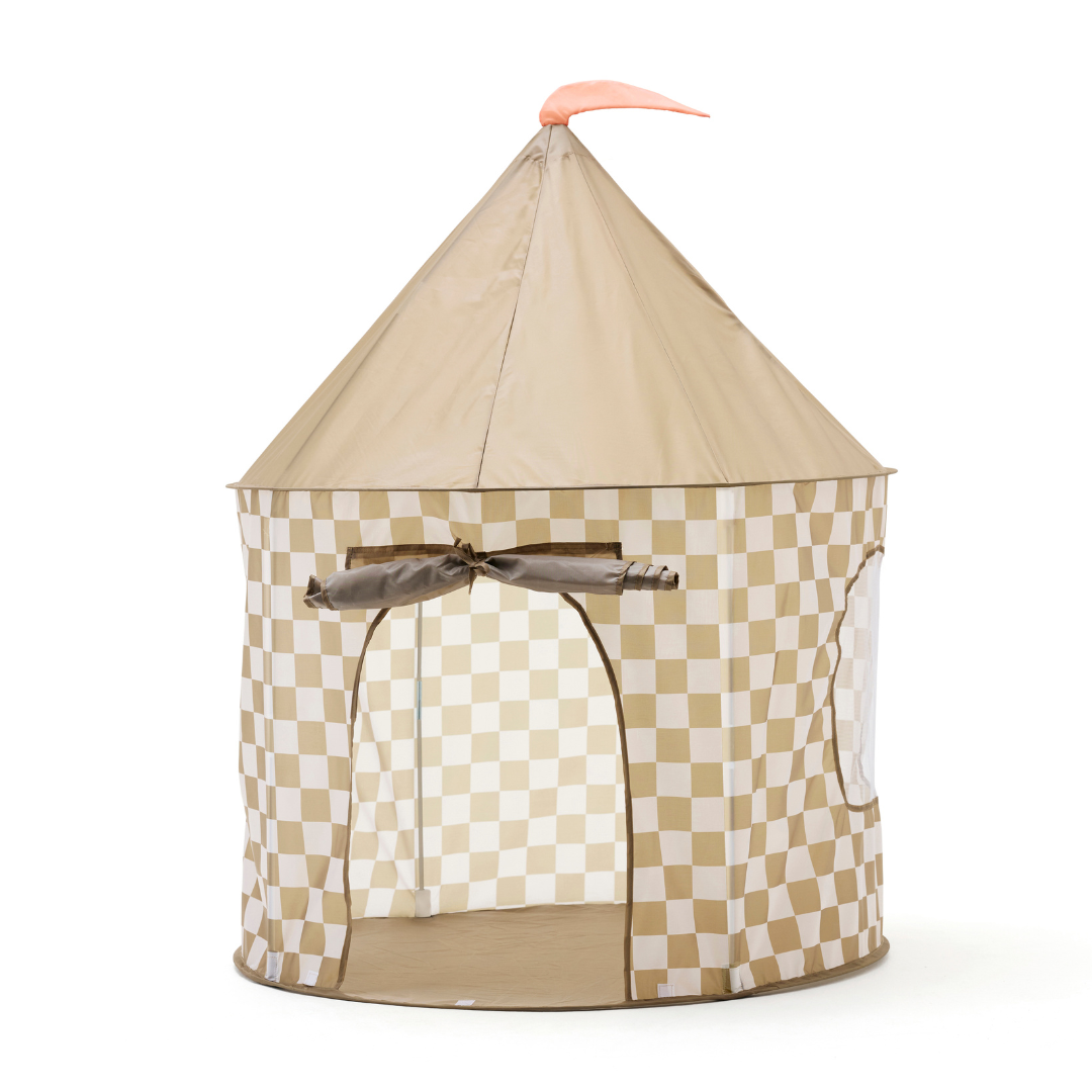Kid's Concept játszósátor (khaki kockás)