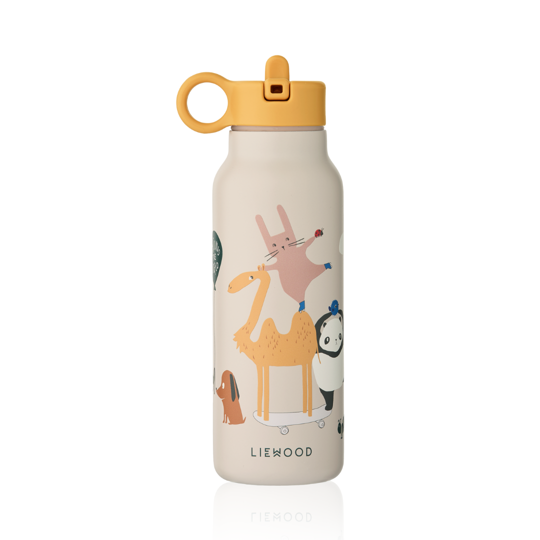 Liewood Falk gyerek kulacs (350 ml) - A világ körül