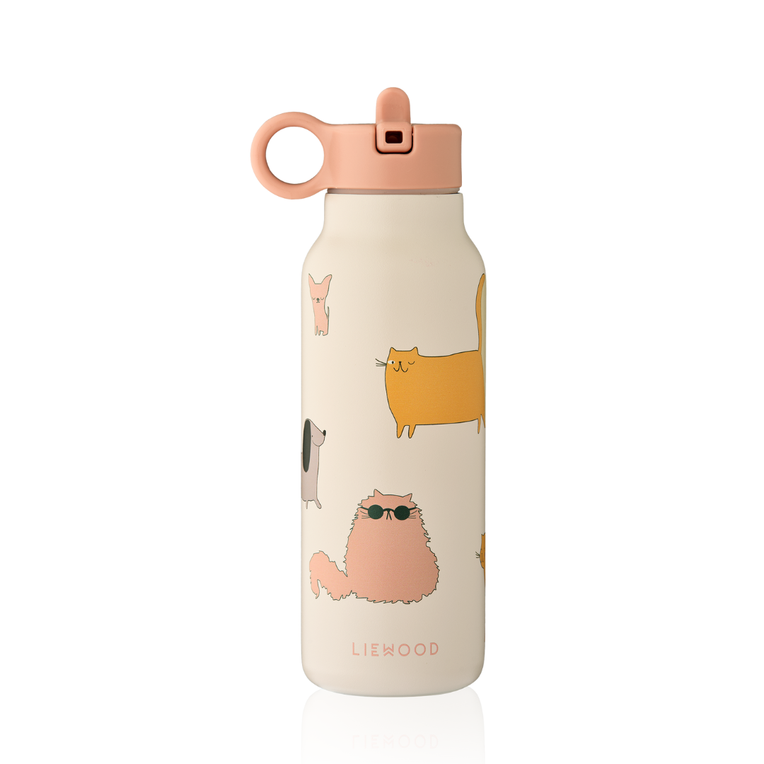 Liewood Falk gyerek kulacs (350 ml) - kutyák és macskák