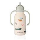 Liewood Kimmie gyerek szívószálas kulacs (250 ml) - vitorlás - gyerekeknek