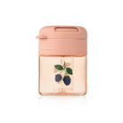 Liewood Pavia tritán szívószálas pohár - bogyó