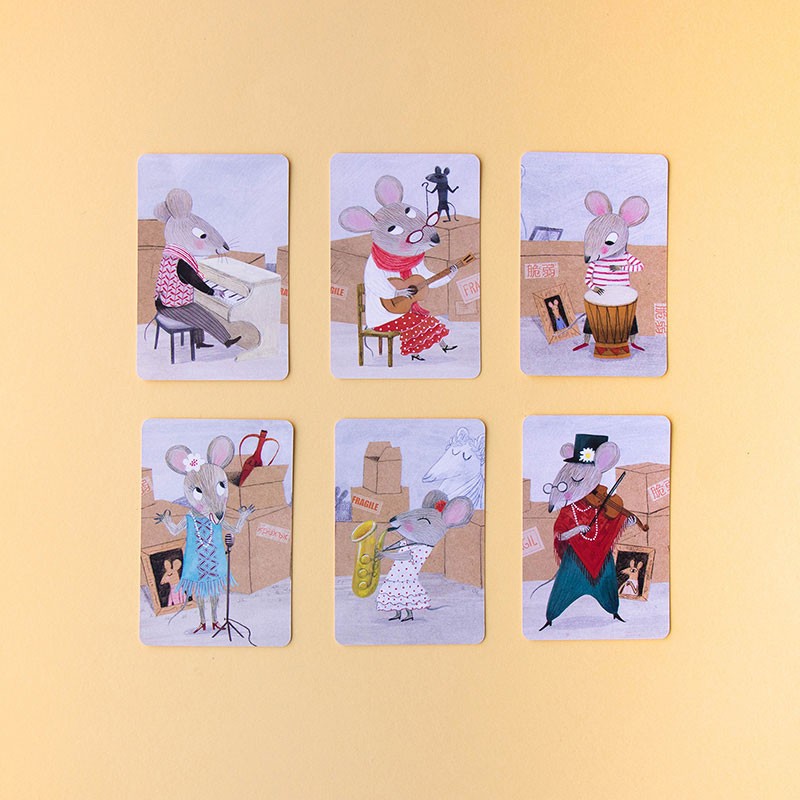 Londji kártyajáték - Állati zenekar egerek