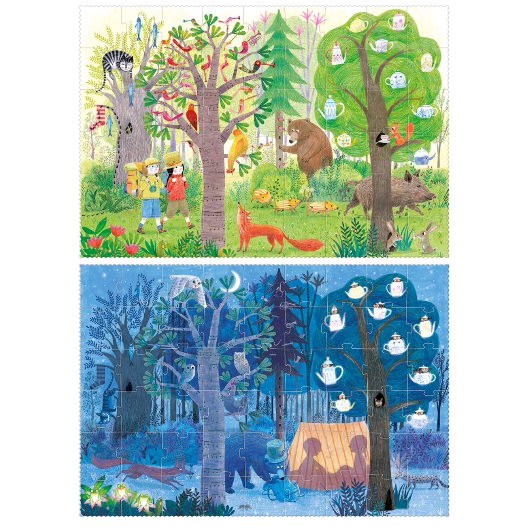 londji éjjel - nappal puzzle gyerekeknek 3 éves kortól Pippadu