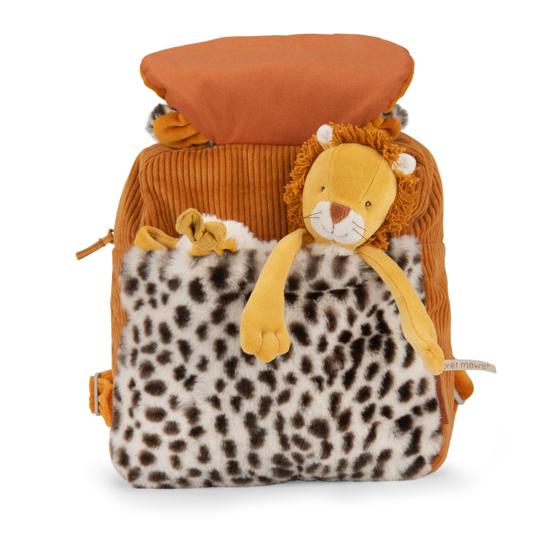 Moulin Roty leopárdos hátizsák (Taigo) - Az esőerdőben