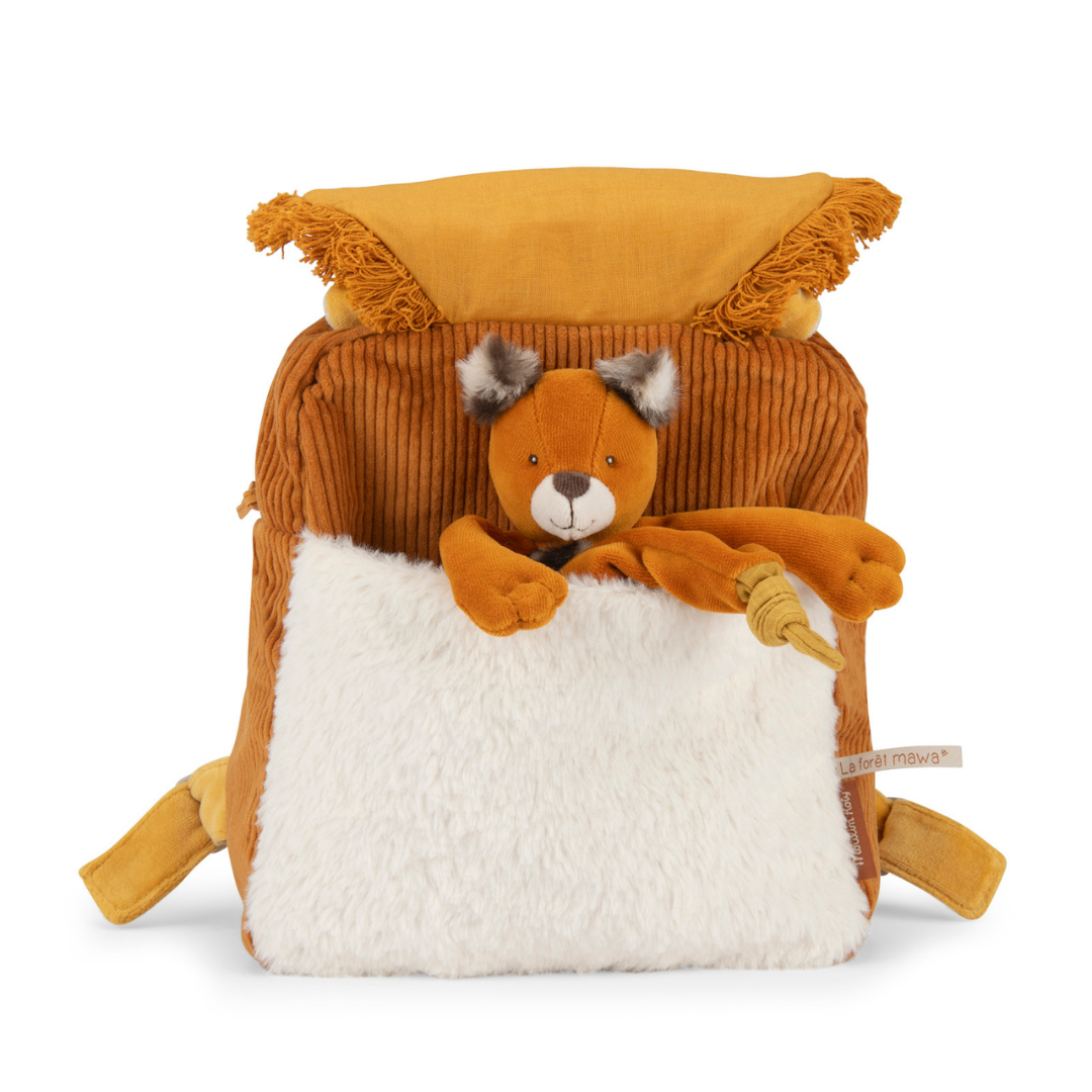 Moulin Roty oroszlános hátizsák gyerekeknek