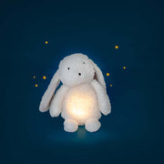 Moulin Roty plüss nyuszi és USB-s éjjeli fény