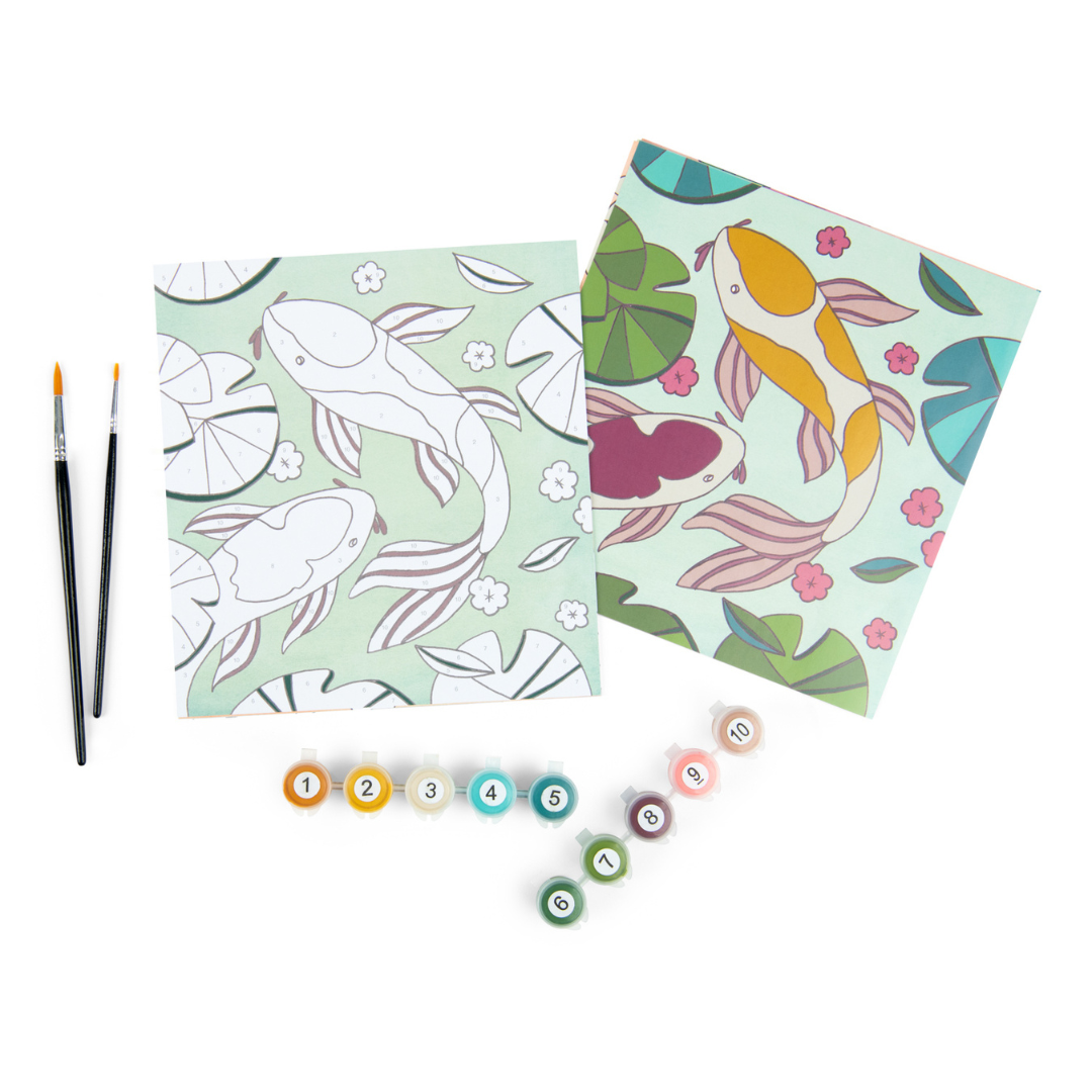 Moulin Roty számfestő készlet - Rózsababák