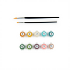 Moulin Roty számfestő készlet - Rózsababák - gyerekeknek