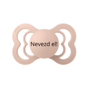 Nevesített BIBS Supreme cumi - púderrózsaszín