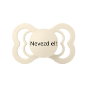 Nevesített BIBS Supreme cumi - krémfehér