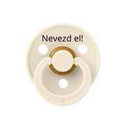 Nevesített BIBS Colour cumi - krémfehér - Pippadu