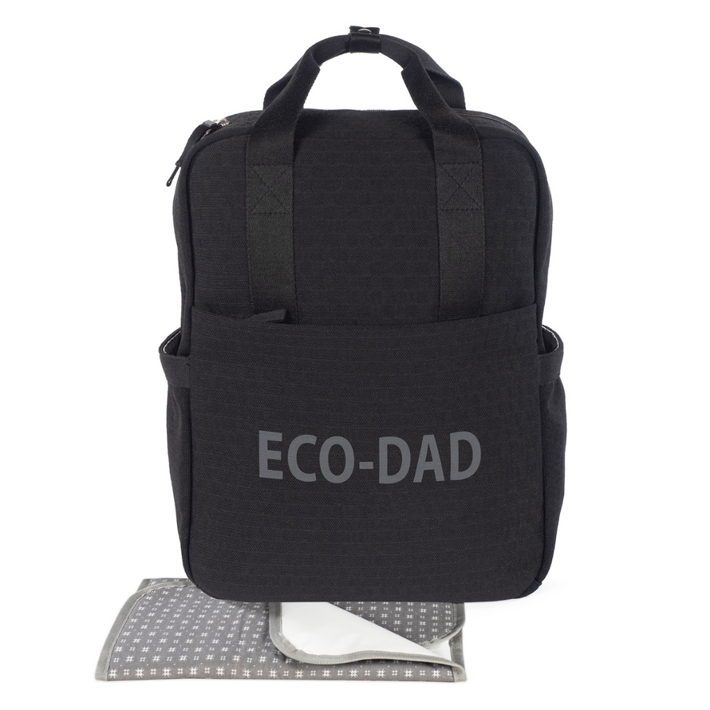 Pelenkázó hátizsák - Eco Dad XL (Fekete)