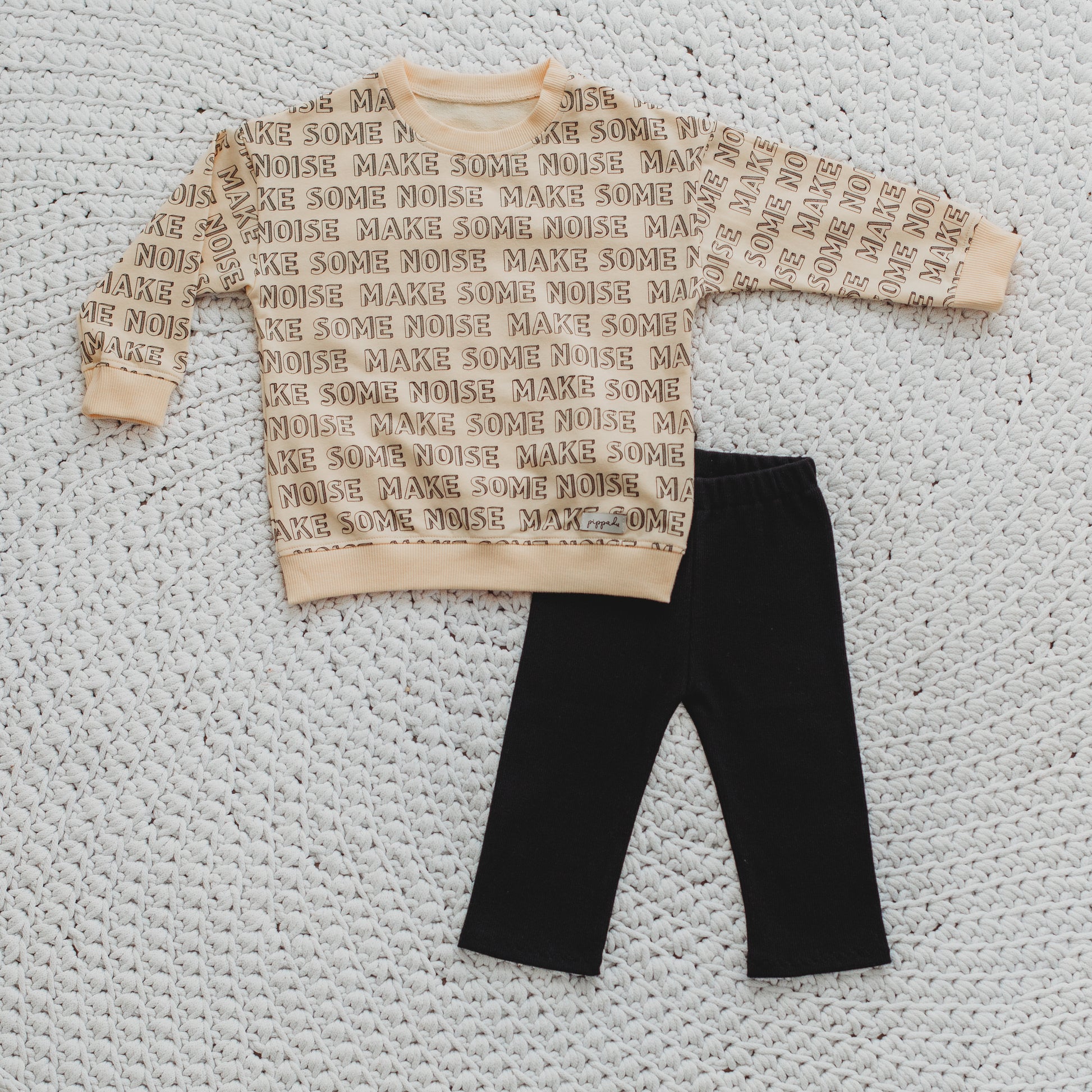 Gyerek leggings - fekete - Pippadu