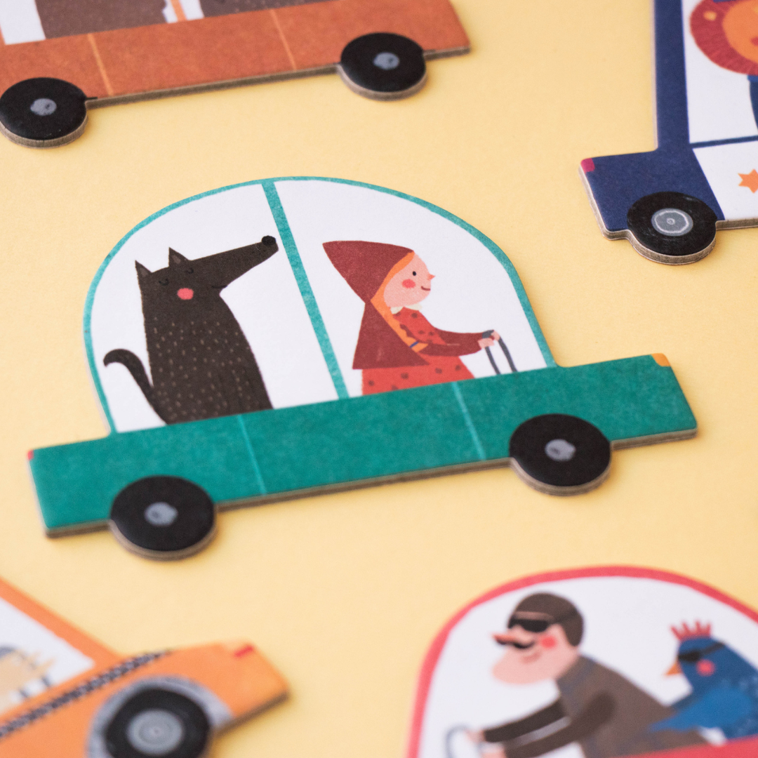 Pippadu londji puzzle autós téma