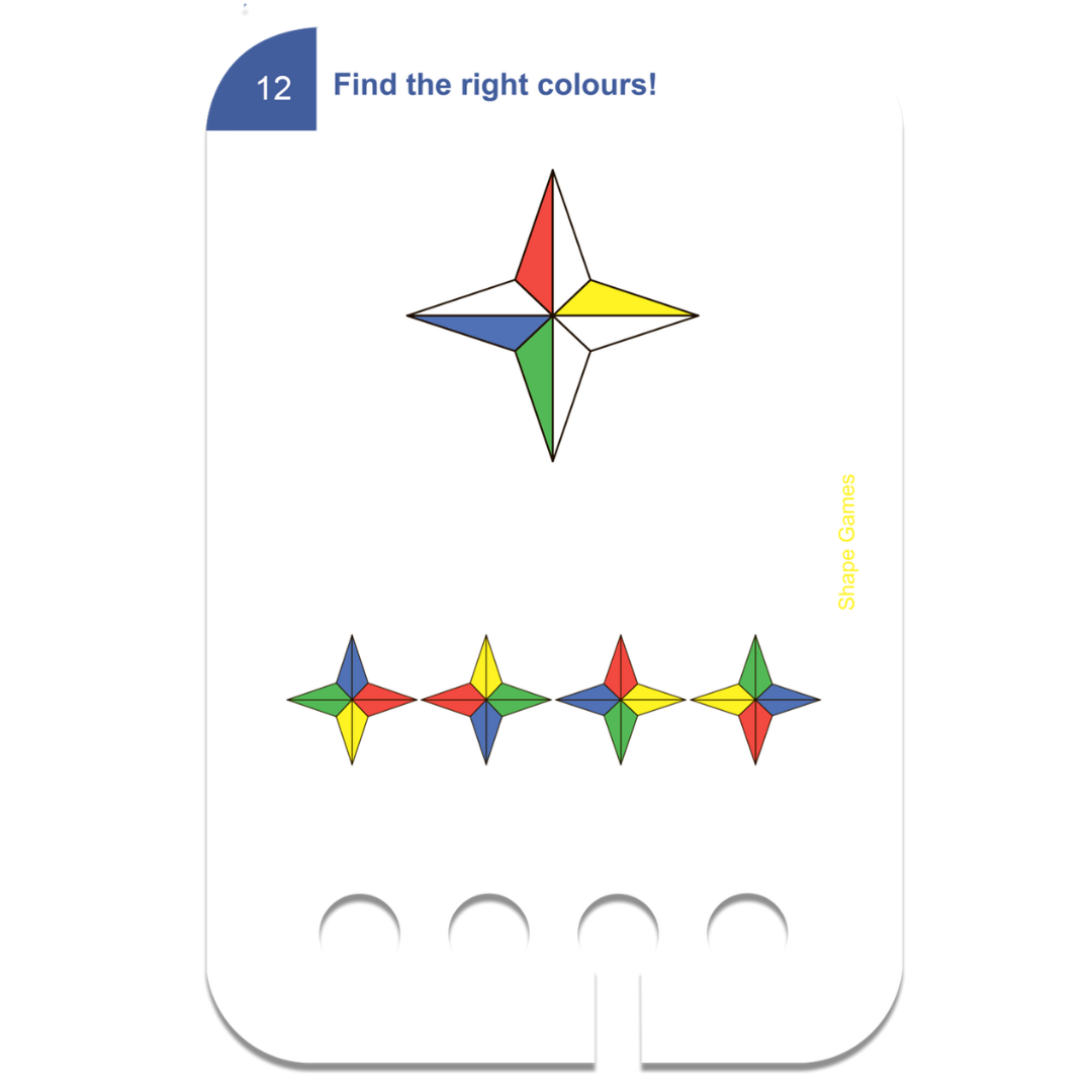 Puncho kártyacsomag 4 éves kortól: Alakzatok