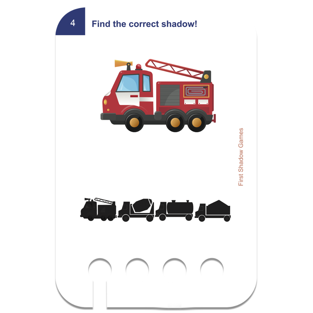 Puncho fa tanulódobozhoz kártyacsomag: 3 éves kortól, Árnyékok