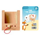 Puncho fa tanulódoboz + kártyacsomag - 2 éves kortól