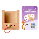 Puncho fa tanulódoboz + kártyacsomag - 3 éves kortól