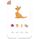 Puncho fa tanulódoboz kiegészítő kártyacsomag 2-3 éves korosztály részére Állatok és kicsinyeik témában