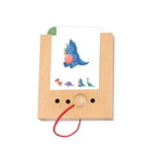 Puncho kiegészítő kártyacsomag fa tanulódobozhoz - Dinók 2 éves kortól