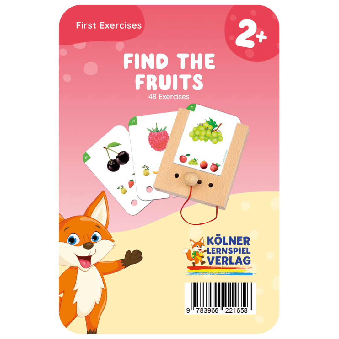 Puncho kártyacsomag Gyümölcsök - 2 éves kortól