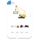 Puncho kiegészítő kártyacsomag fa tanulódobozhoz járművek témában 2-3 éves korosztály számára