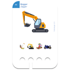 Puncho kártyacsomag Járművek - 2-3 éves kortól