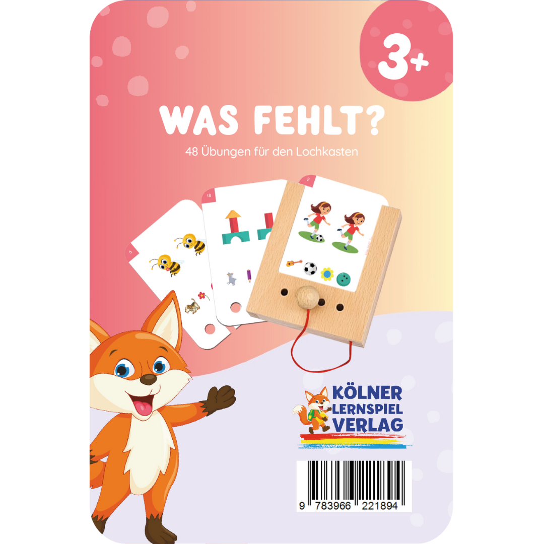 Puncho fa tanukódobozhoz kiegészítő kártyacsomag 3 éves kortól Mi hiányzik témában angol és német nyelven