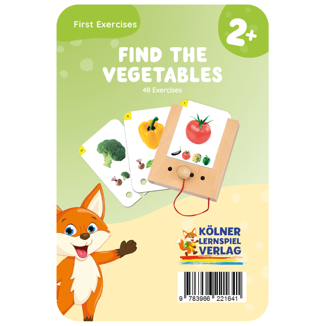 Puncho kártyacsomag Zöldségek - 2 éves kortól