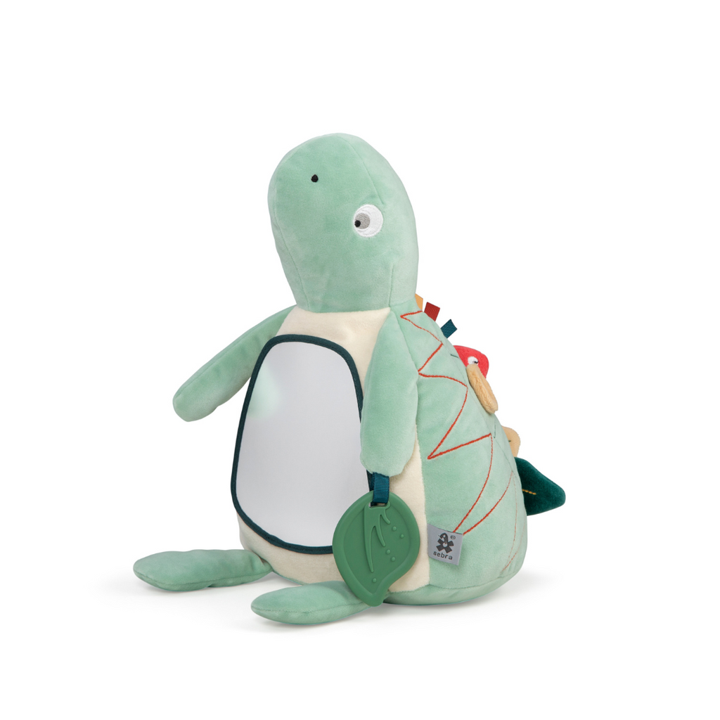 Sebra készségfejlesztő plüss játék teknős - pippadu