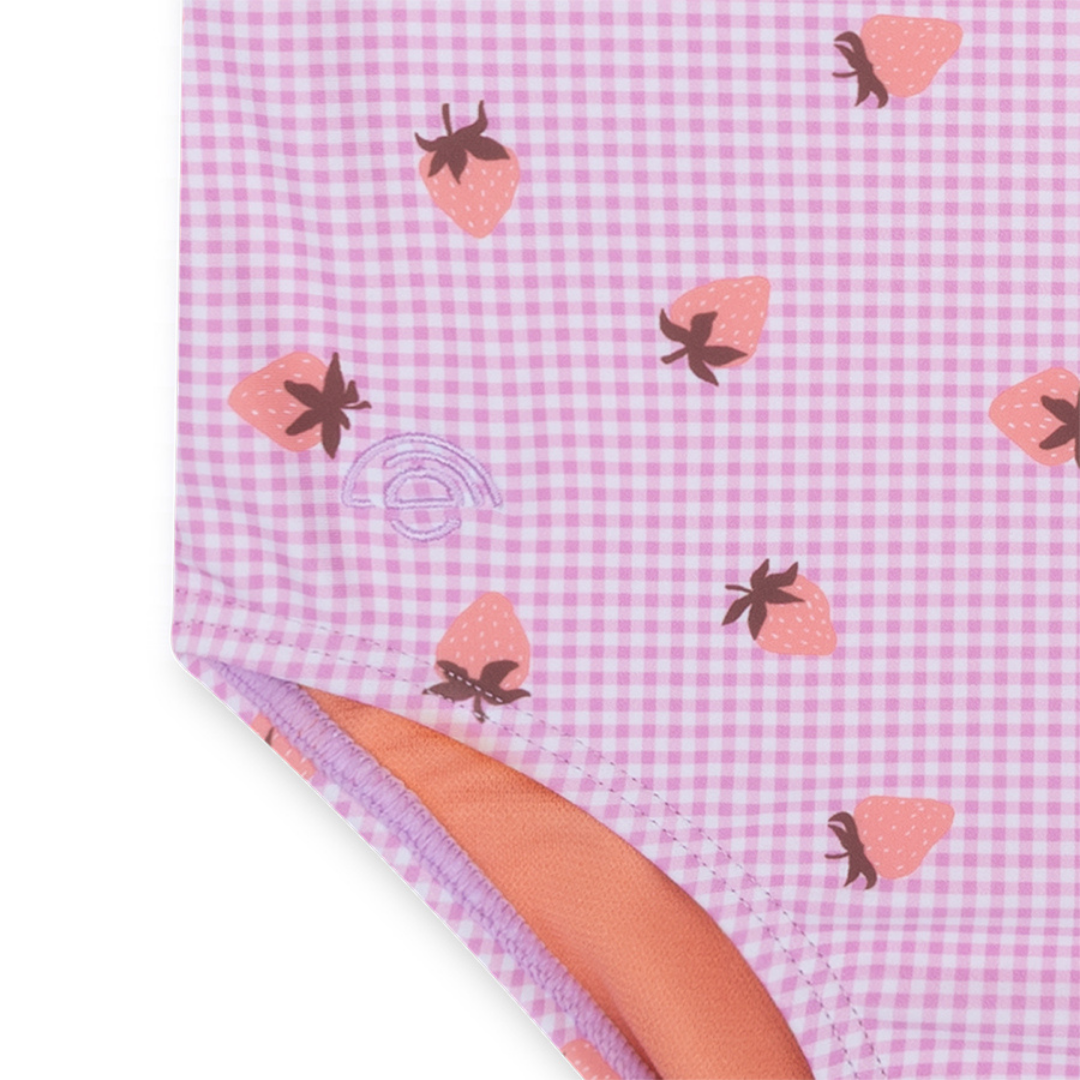 Swim Essentials fodros úszódressz - eper