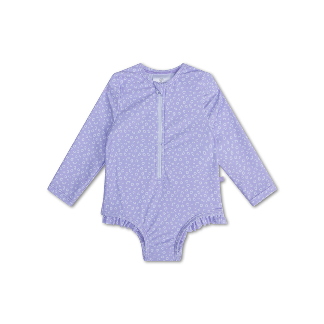 Swim Essentials fürdőruha - lila leopárd