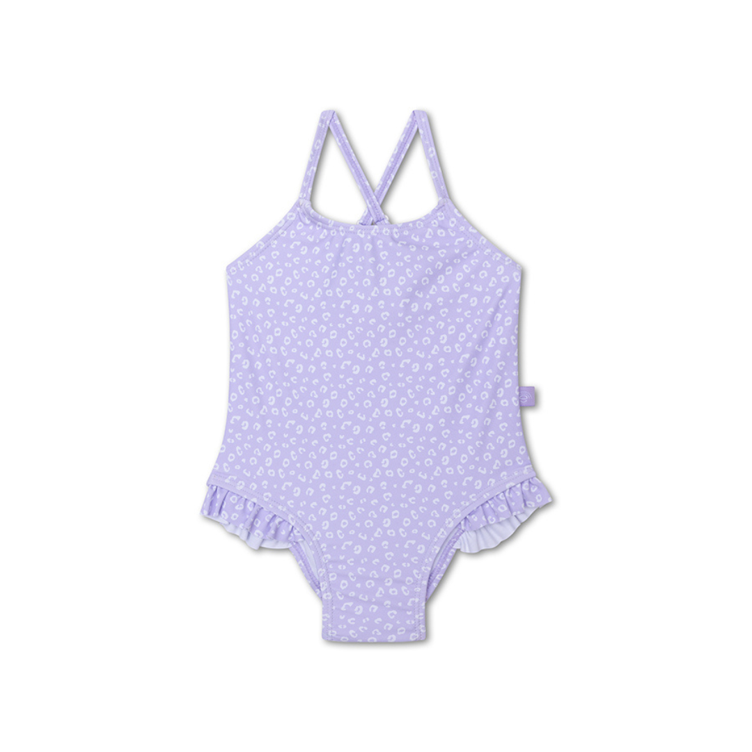 Swim Essentials úszódressz - lila leopárd