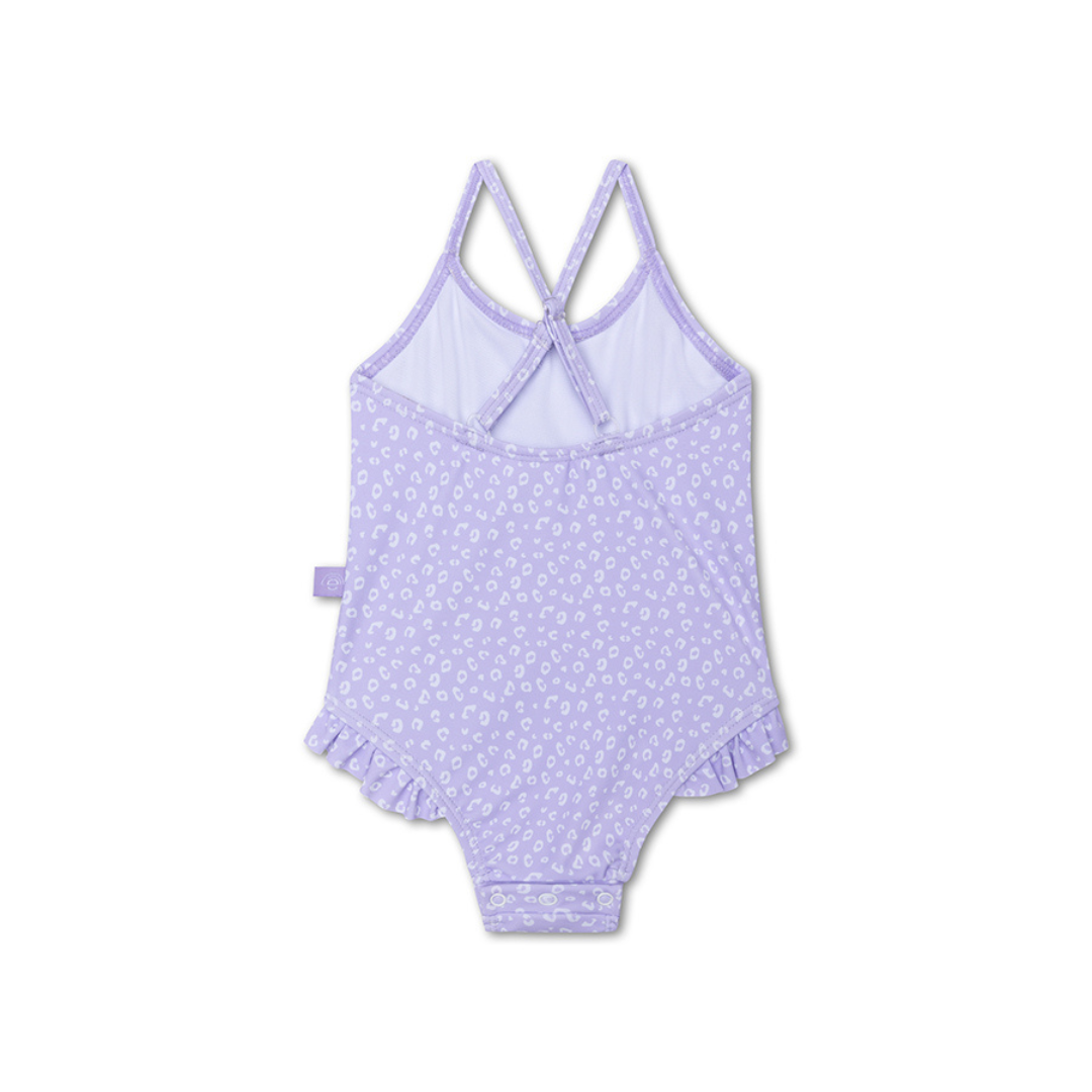 Swim Essentials úszódressz - lila leopárd