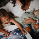 Újrahasználható űrhajós matrica szett gyerekeknek