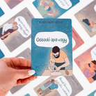 Kézben tartott Modern Goddess apakártya Odaadó apa vagy felirattal.