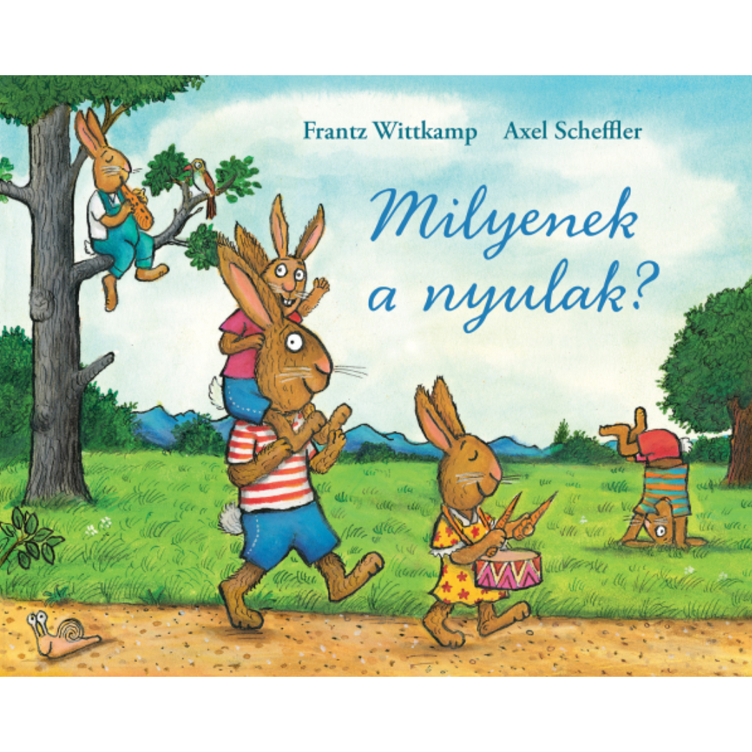 Acel Scheffler illusztrációival: Milyenek a nyulak?