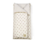 Walking Mum babafészek Mimóza rózsaszín, 100% pamut, puha muszlin belső, kényelmes és meleg újszülötteknek